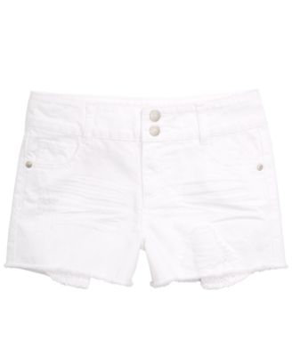 Epic Threads Big Girls Ripped Cotton Denim Shorts Charcol Size 9