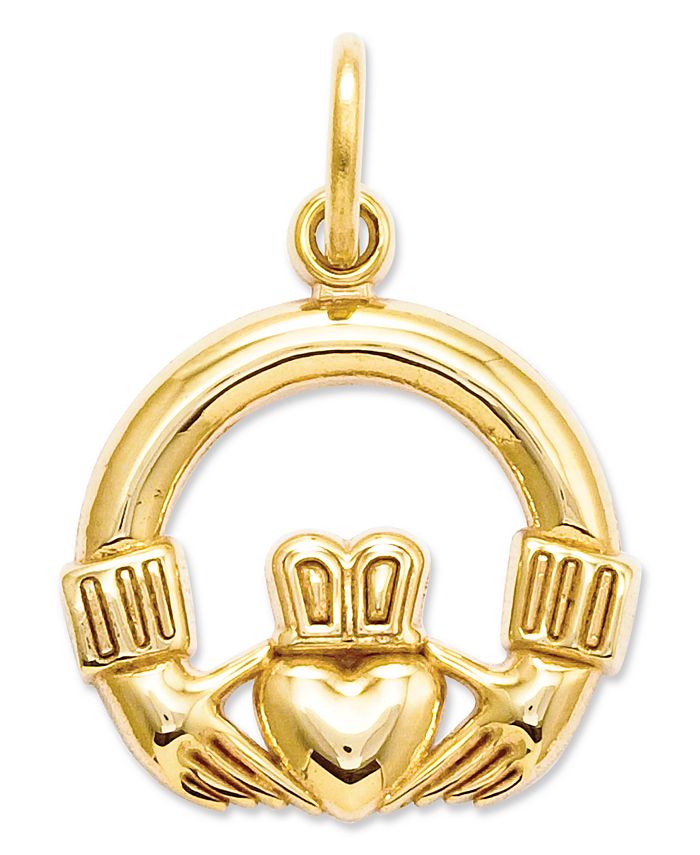 Macy's - 14k Gold Charm, Claddagh Charm