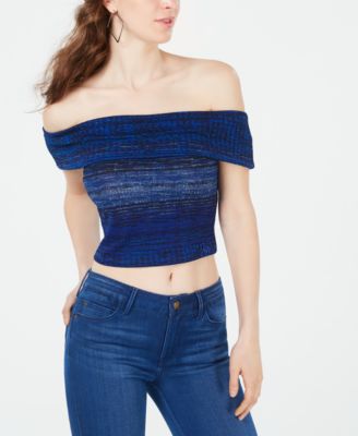 GUESS - Off-The-Shoulder Crop Top