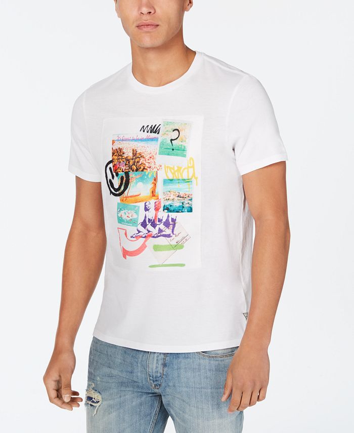 GUESS Men's Graphic T-Shirt - Macy's