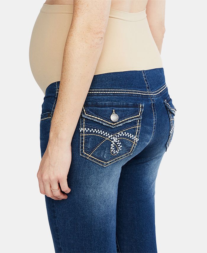 Motherhood Maternity Cropped Skinny Jeans Macy's