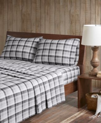 Printed Cotton Flannel 4-Pc. Sheet Set, Queen