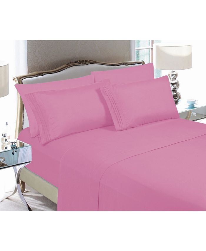 Elegant Comfort Luxury Soft Solid 4 Pc. Sheet Set, Full & Reviews