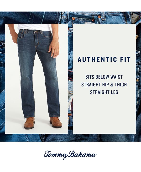 Tommy Bahama Men's Antigua Cove Authentic Fit Jeans & Reviews - Jeans ...