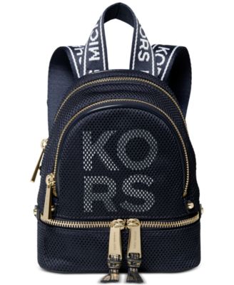 michael kors rhea logo backpack