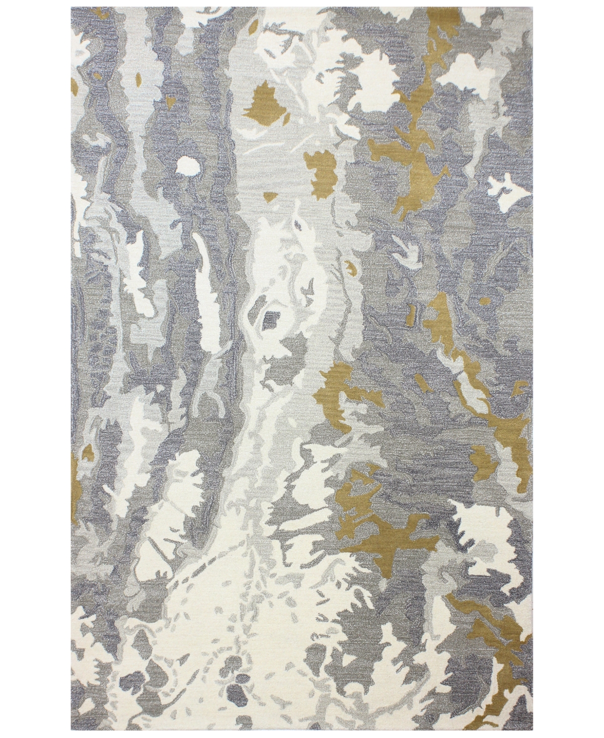 Downtown HG353 Ivory/Gray 8'6in x 11'6in Area Rug - Ivory/Grey