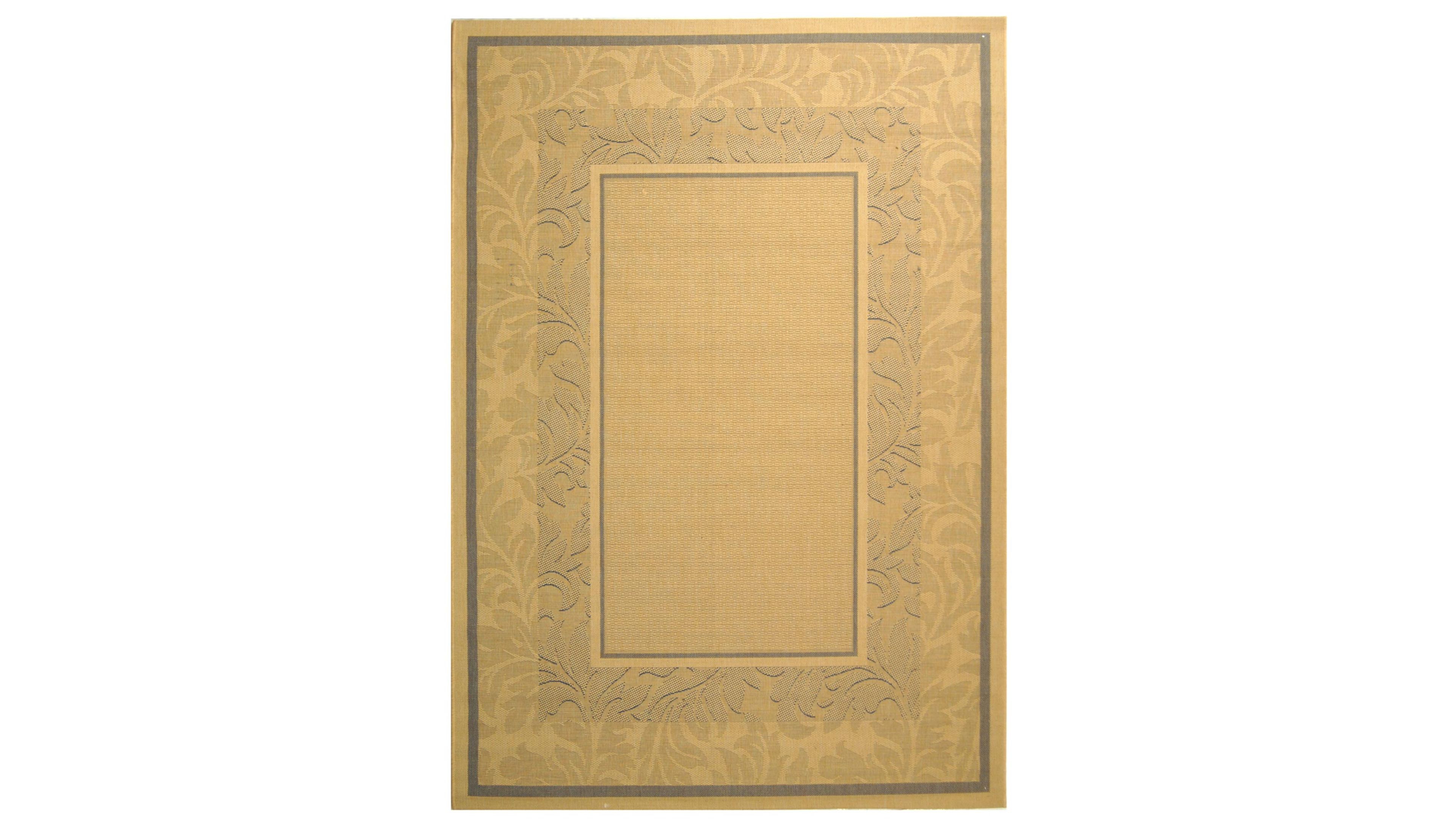 Safavieh Courtyard CY1704 Natural and Blue 8' x 11' Outdoor Area Rug