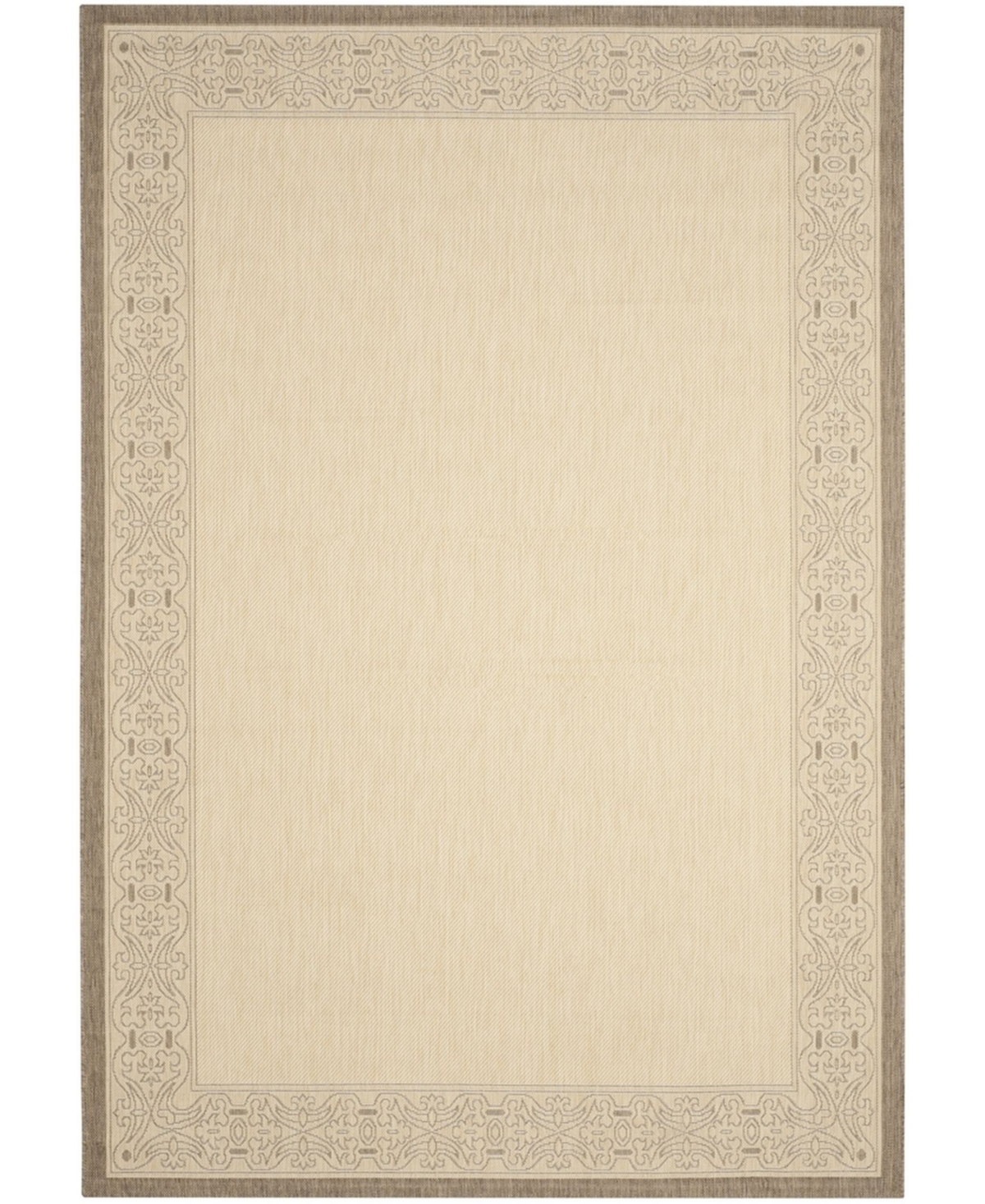 Safavieh Courtyard Natural and Brown 9' x 12' Outdoor Area Rug - Natural /