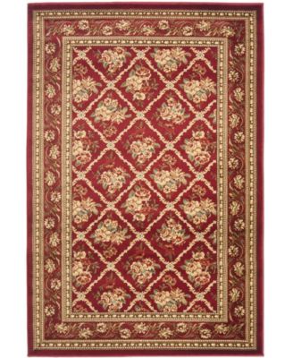 Lyndhurst LNH556 Red 5'3" x 7'6" Area Rug