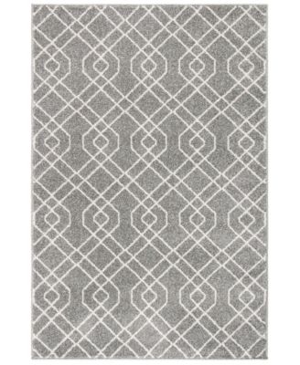 Amherst Gray and Ivory 4' x 6' Area Rug