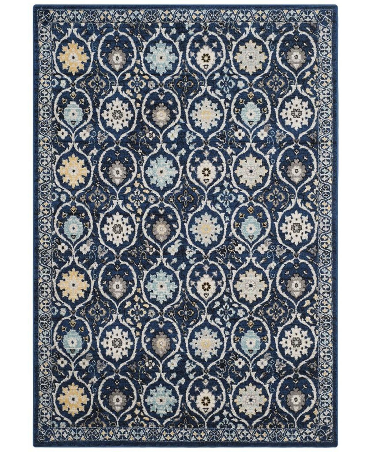 Safavieh Evoke Royal and Ivory 10' x 14' Area Rug - Royal Blue