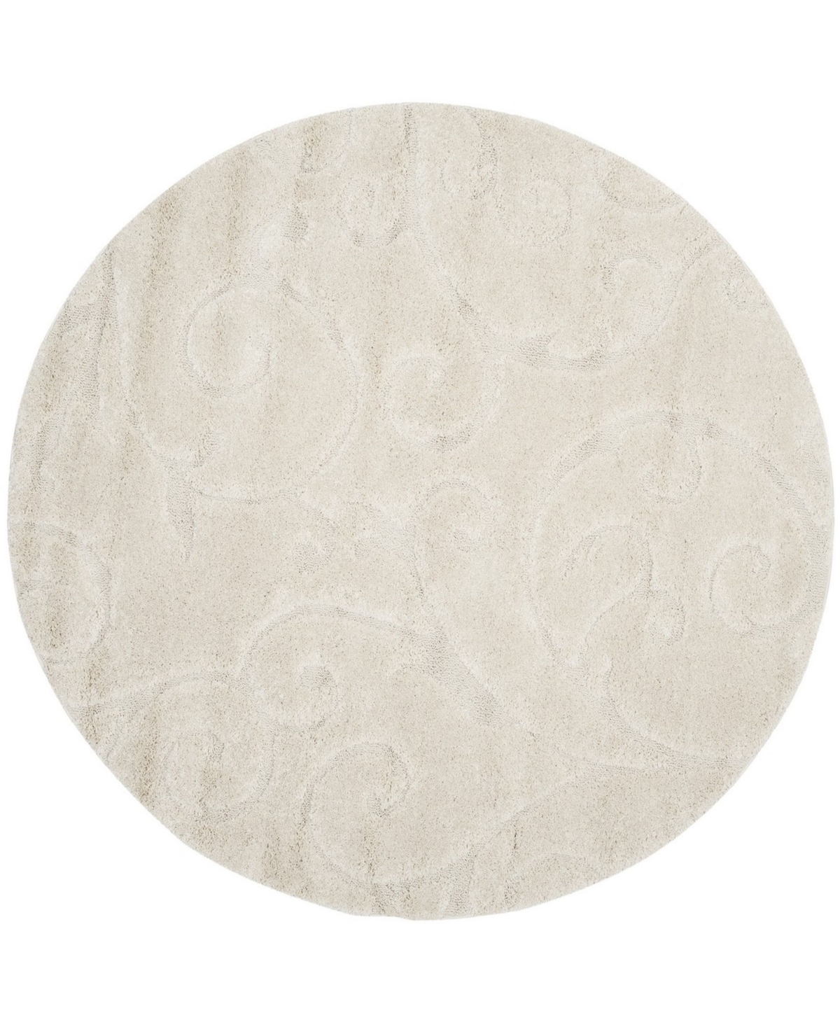 Safavieh Florida Shag SG455 x Area Rug -Creme