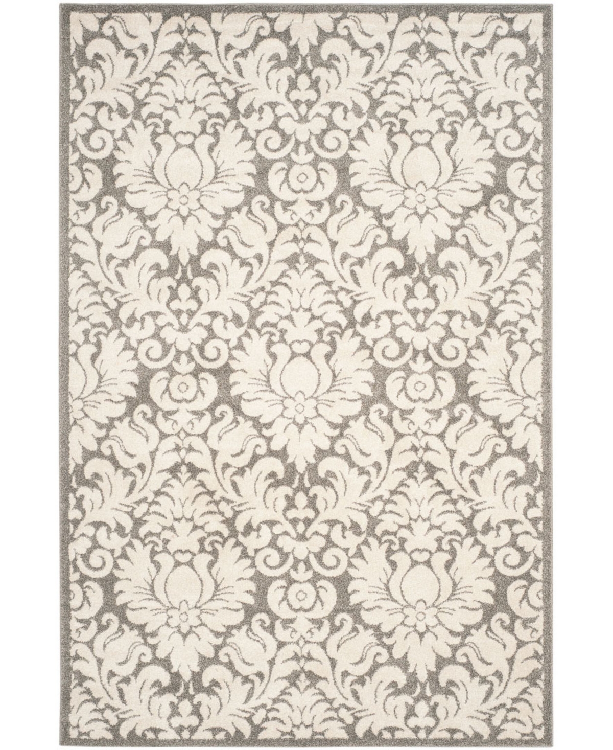 Safavieh Amherst Dark Gray and Beige 10' x 14' Area Rug - Dark Gray