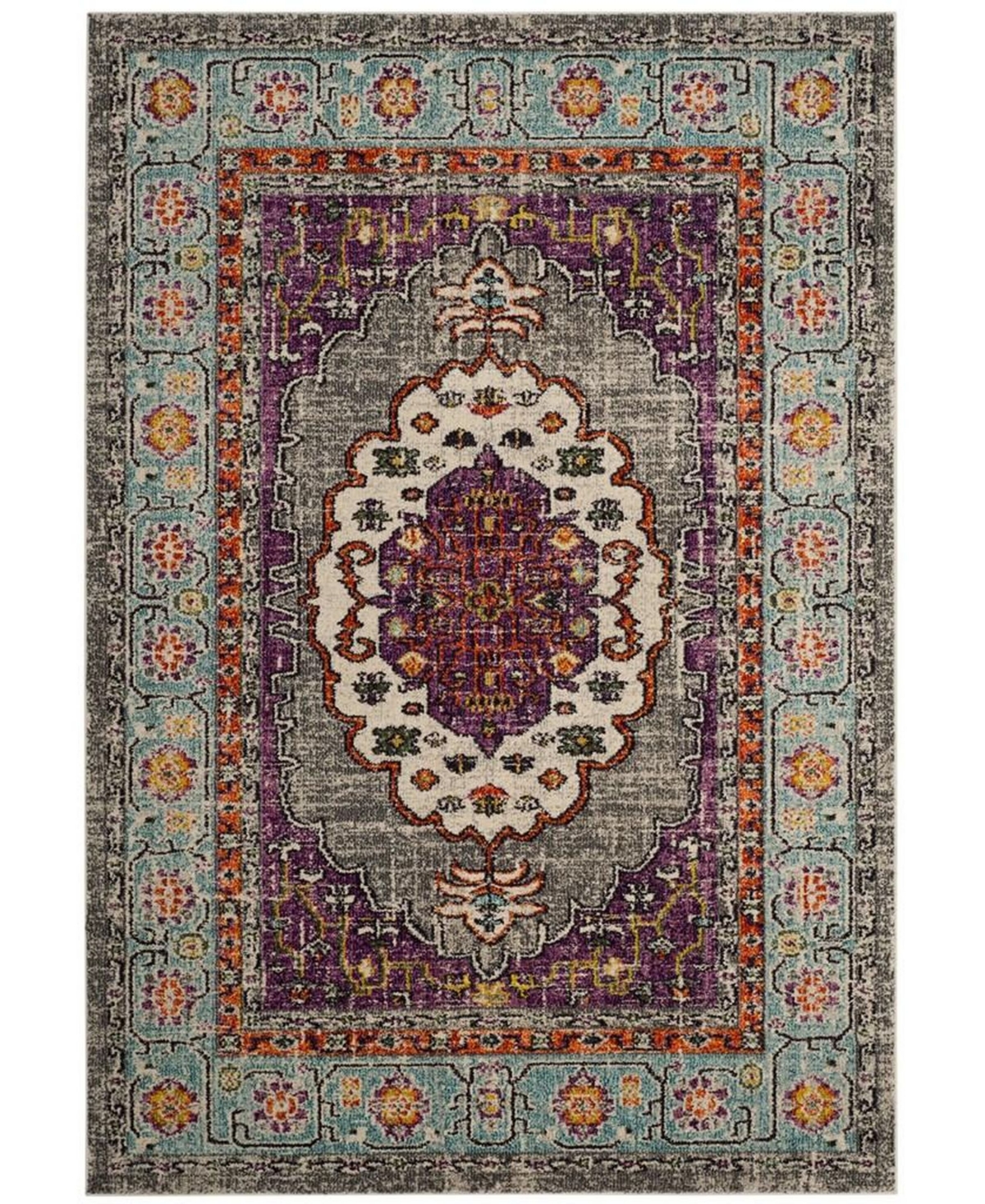 Safavieh Monaco Violet and Light Blue 8' x 10' Area Rug - Violet
