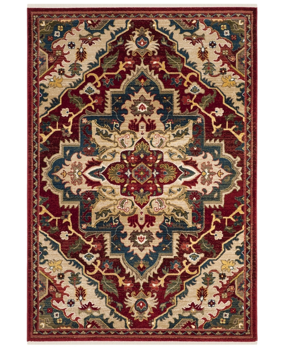 Safavieh Kashan 9' x 12' Area Rug - Red/Beige