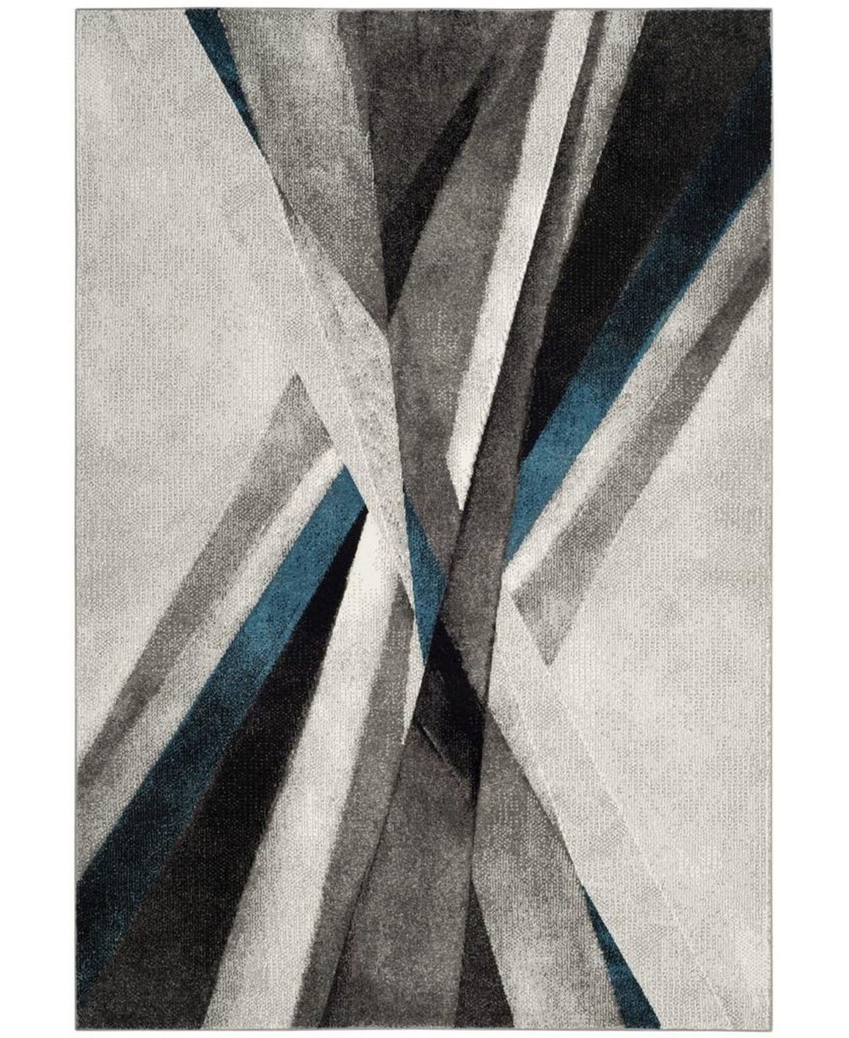 Safavieh Hollywood Gray and Teal 9' x 12' Area Rug - Gray