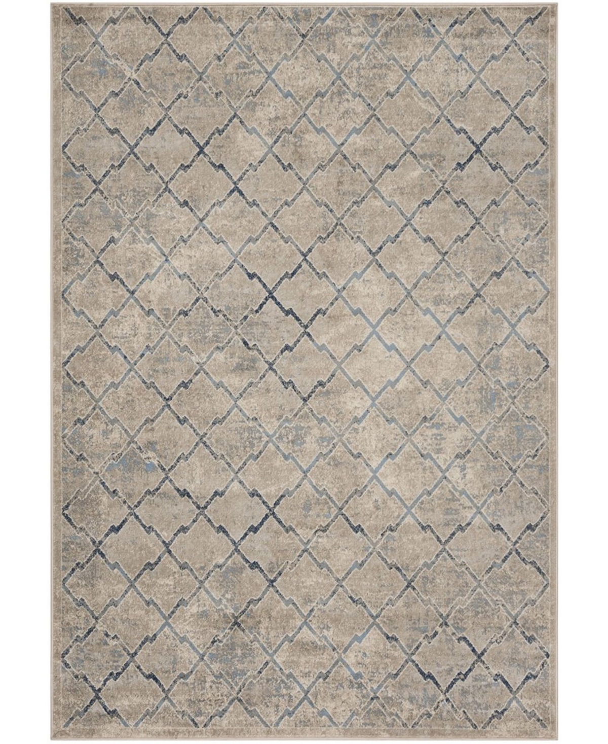 Safavieh Brentwood Light Gray and Blue 8' x 10' Area Rug - Light Grey