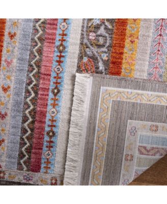 Bokhara Brown and Yellow 3' x 5' Area Rug