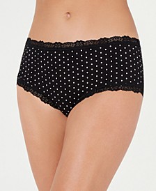 Women’s Lace Trim Hipster Underwear, Created for Macy’s