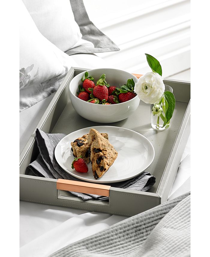 Hotel Collection Black Line 12 Pc. Dinnerware Set, Service for 4, Created for Macy's - Black and White