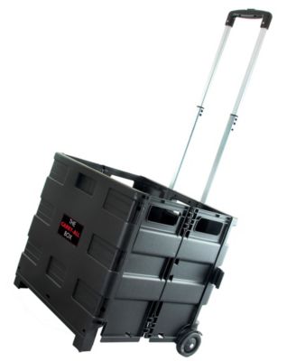 Home Heavy Duty Carry All Easy Folding Cart with Lid