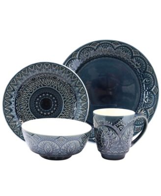 Petra 16 Pc. Dinnerware Set, Service for 4