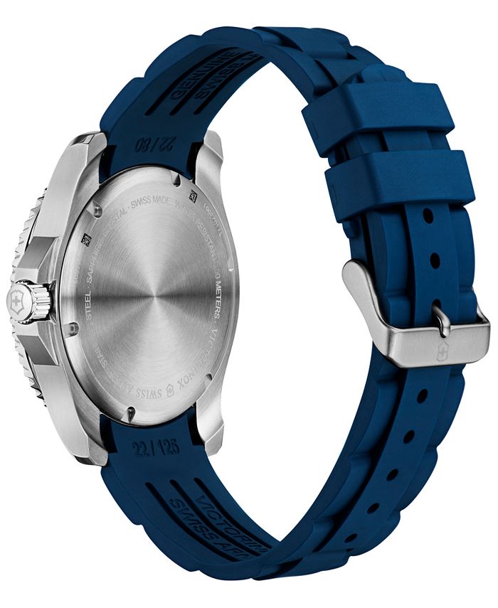 Victorinox - Watch, Men's Maverick GS Blue Rubber Strap 43mm 241603