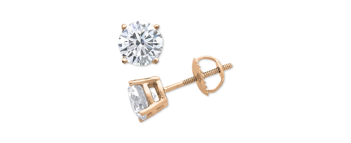 Diamond Stud Earrings (1/6 ct. t.w.) in 10k Gold, White Gold or- Rose Gold