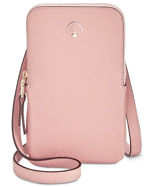 kate spade new york Polly Pebble Leather Phone Crossbody & Reviews - Handbags & Accessories - Macy&#39;s