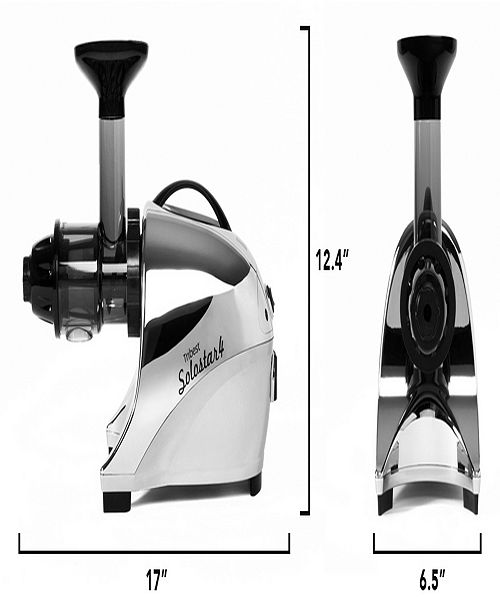 Tribest Solostar 4 Horizontal SingleAuger Slow Masticating Juicer & Reviews Small Appliances
