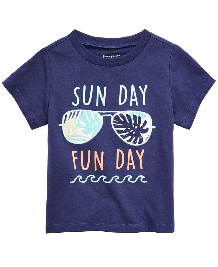 First Impressions Baby Boys Fun Day Graphic T-Shirt, Created for Macy's ...