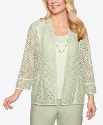 Alfred Dunner - Sheer Layered-Look Top