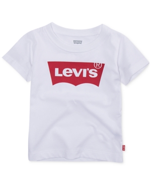 Shop Levi's Baby Boys Or Baby Girls Short Sleeve Classic Batwing T Shirt In White