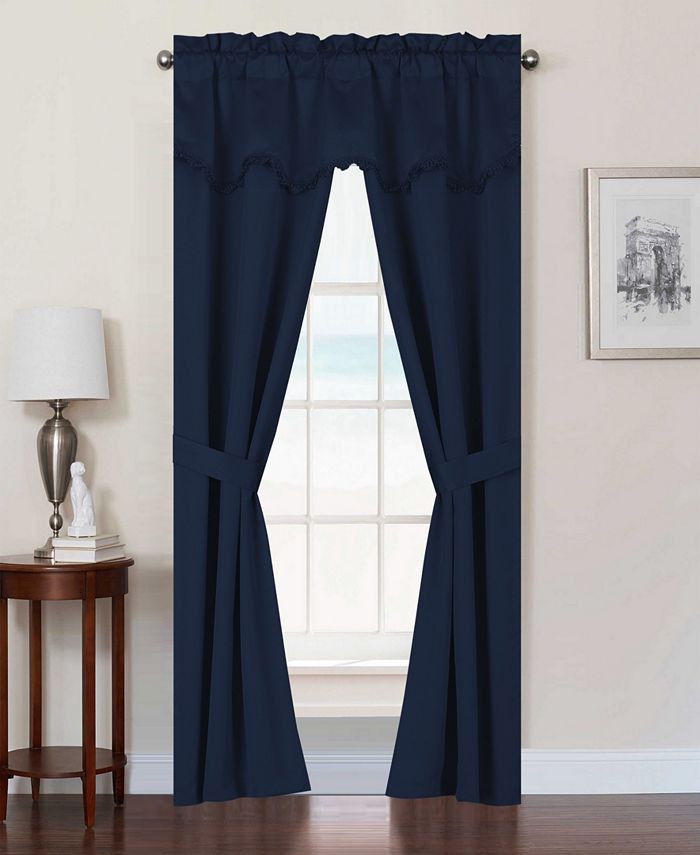 United Curtain Co Inc Burlington 52" X 84" Five Piece Panel Set Macy's