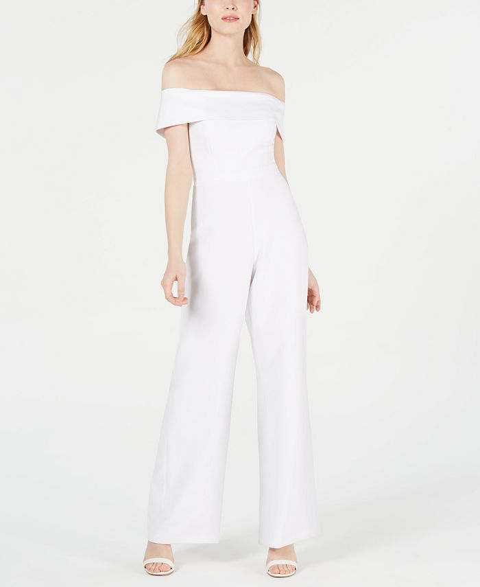 Laundry by Shelli Segal OffTheShoulder Jumpsuit Macy's