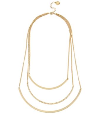 BCBGeneration Layered Multi Row Necklace - Macy's