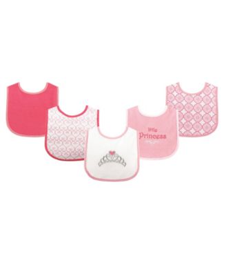 Cotton Terry Drooler Bibs with PEVA Back