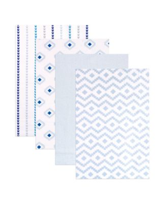 Hudson Baby Boys Cotton Flannel Receiving Blanket Wraps - Boy modern 16$
