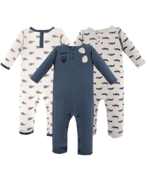 Hudson Baby Boys and Girls Cotton Coveralls