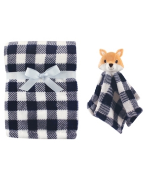 image of Hudson Baby Hudson Baby Plush Blanket and Security Blanket Set, One Size