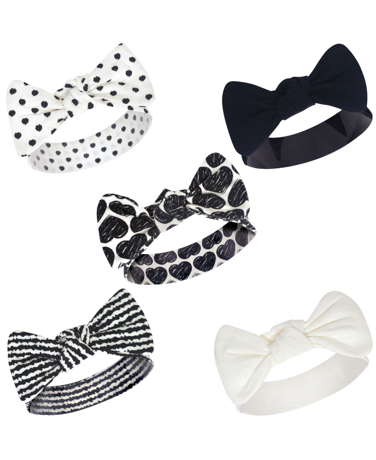 Touched by Nature Baby Girls Natural Cotton Headbands