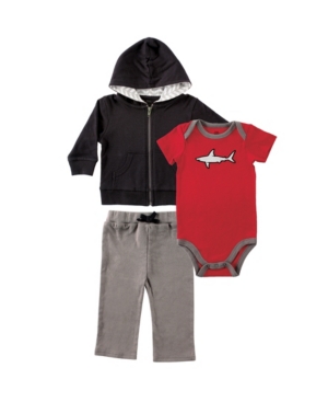 Yoga Sprout Baby Boys and Girls Hoodie Bodysuitor Tee Top and Pant Bear Baby