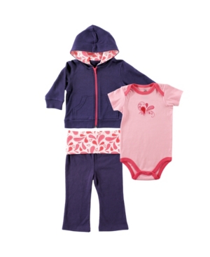 Yoga Sprout Baby Boys and Girls Hoodie Bodysuitor Tee Top and Pant Bear Baby