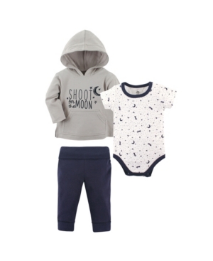 Yoga Sprout Baby Boys and Girls Hoodie Bodysuitor Tee Top and Pant Bear Baby