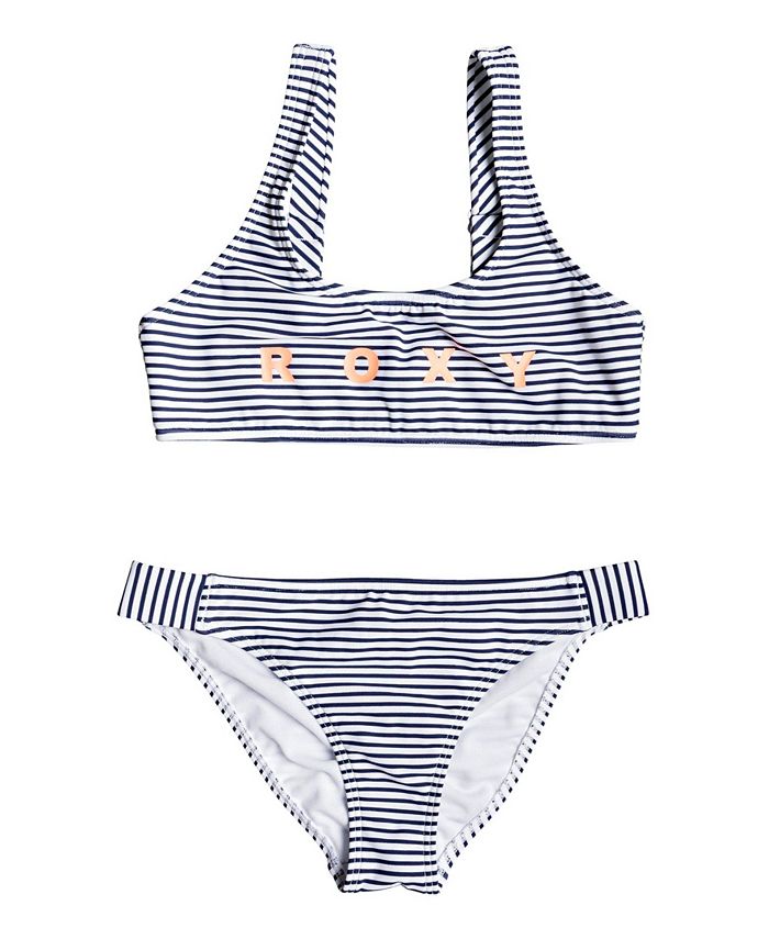Roxy Girls Surfing Free Athletic Bikini Set & Reviews - Swimwear - Kids ...
