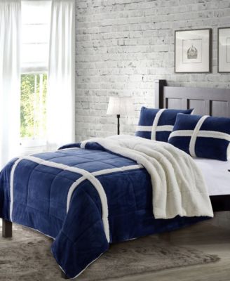 Jla Home Luna Glow In The Dark Full Queen 3 Pc Comforter Set