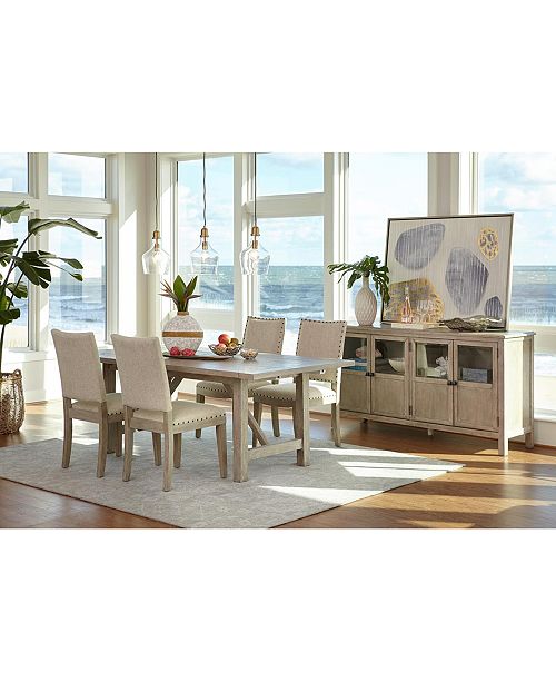 Furniture Parker Dining Furniture 5 Pc Set Table 4 Side Chairs Created For Macy S Reviews Furniture Macy S