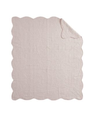 Tuscany Scalloped-Edge Throw, 60&amp;quot; x 72&amp;quot;