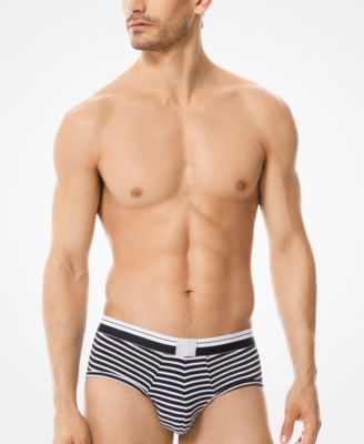 Michael Kors - Men's Greenwich Striped Low-Rise Briefs