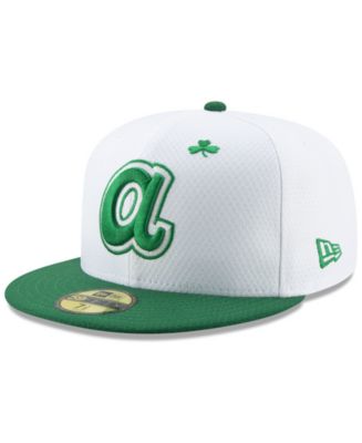 atlanta braves st pattys day hat